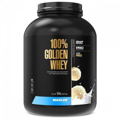 Фото Протеин Golden Whey (Maxler)  2270 гр вкус ванильное мороженнное