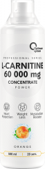 Фото Optimum System L-Carnitine Concentrate 60 000 Power 500мл  вкус апельсин