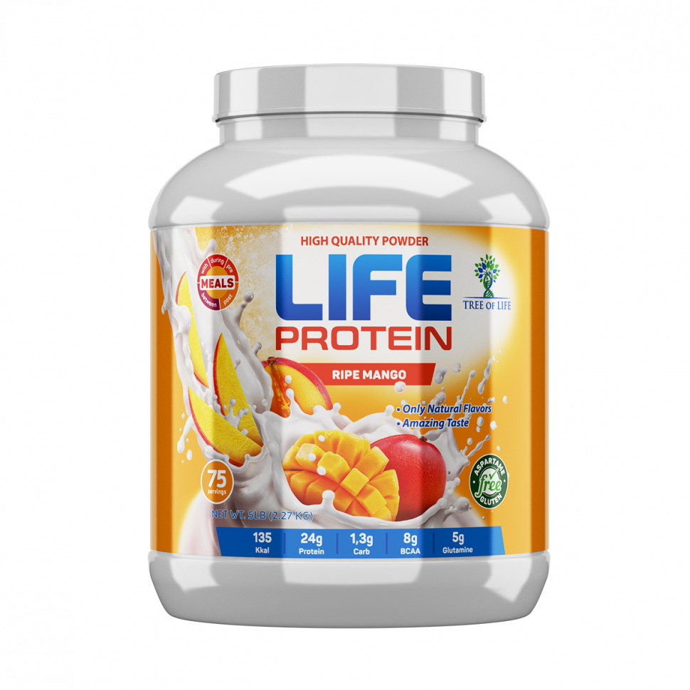 Tree of Life Life protein 1800 гр вкус спелый манго