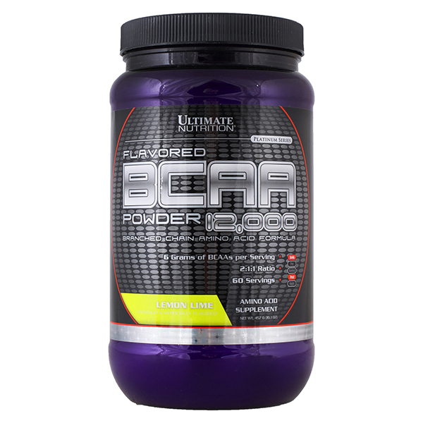 BCAA Ultimate Nutrition Flavored BCAA Powder 12000 2:1:1 457 гр вкус лайм