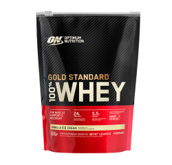 Фото Протеин Optimum Nutrition 100% Whey Gold Standard 454 гр вкус ваниль-крем