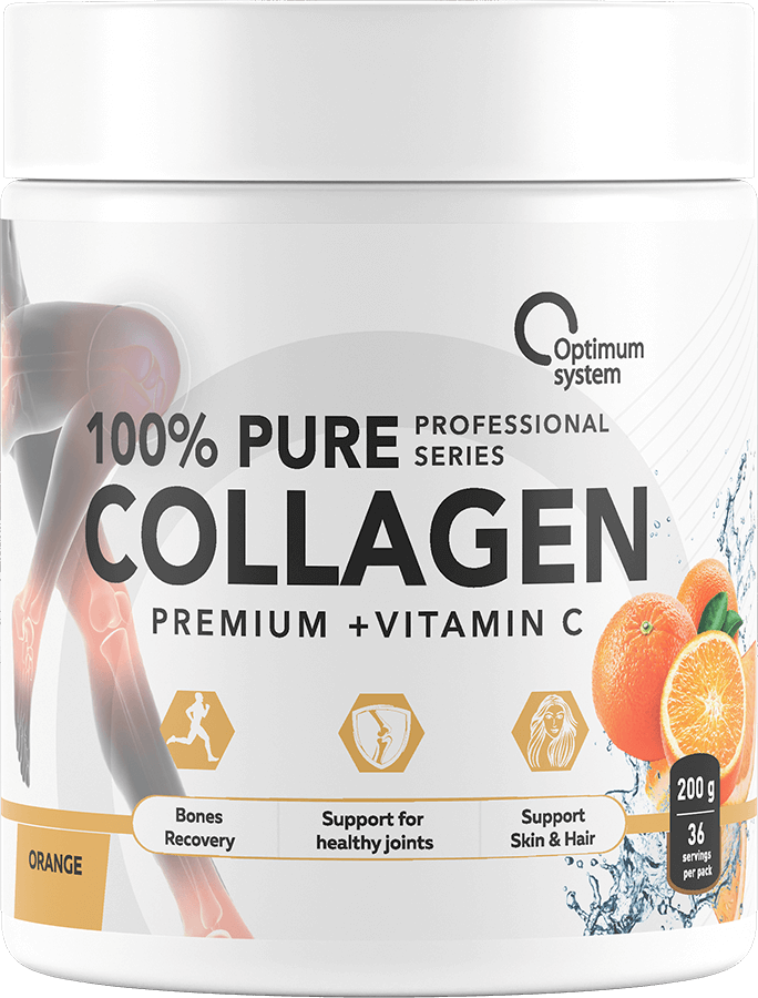 100% Pure Collagen Powder 200 грамм вкус апельсин