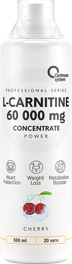 Optimum System L-Carnitine Concentrate 60 000 Power 500мл  вкус вишня