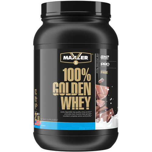 Протеин Golden Whey (Maxler) 908 гр арахисовое мороженое 
