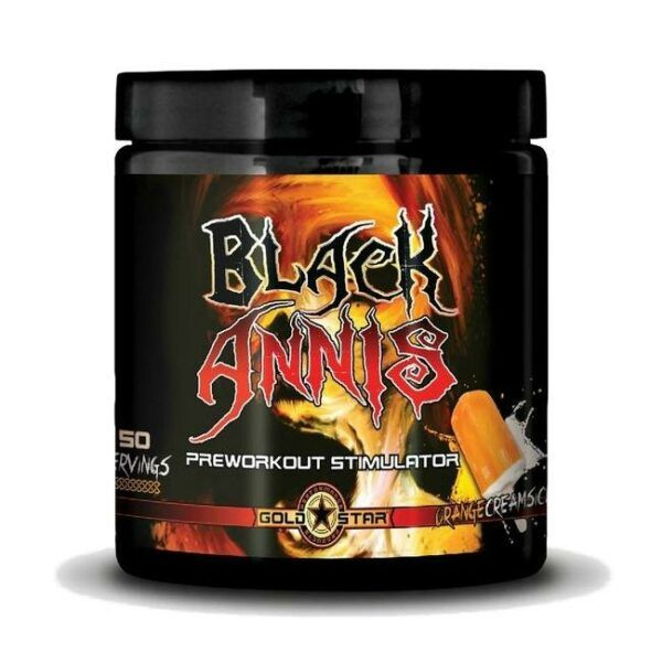 Предтренировочный комплекс Gold Star - Black Annis / 50  порций вкус фруктовый пунш