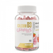 MXL. Calcium D3 Gummies  90 жевательных пастил вкус клубника
