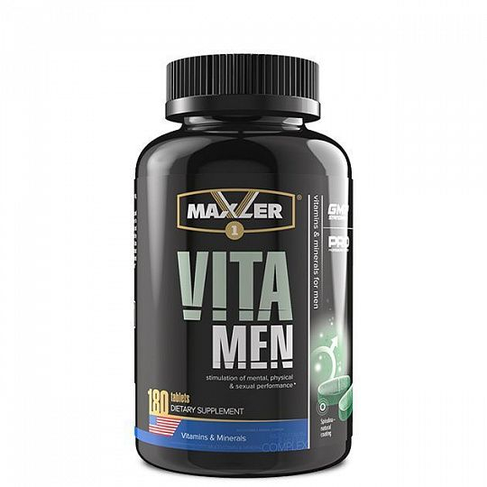 Витамины MXL. VitaMen 180 таблеток 