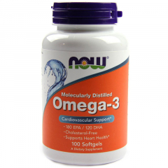Фото NOW Omega 3 1000 mg 100 гелькапс