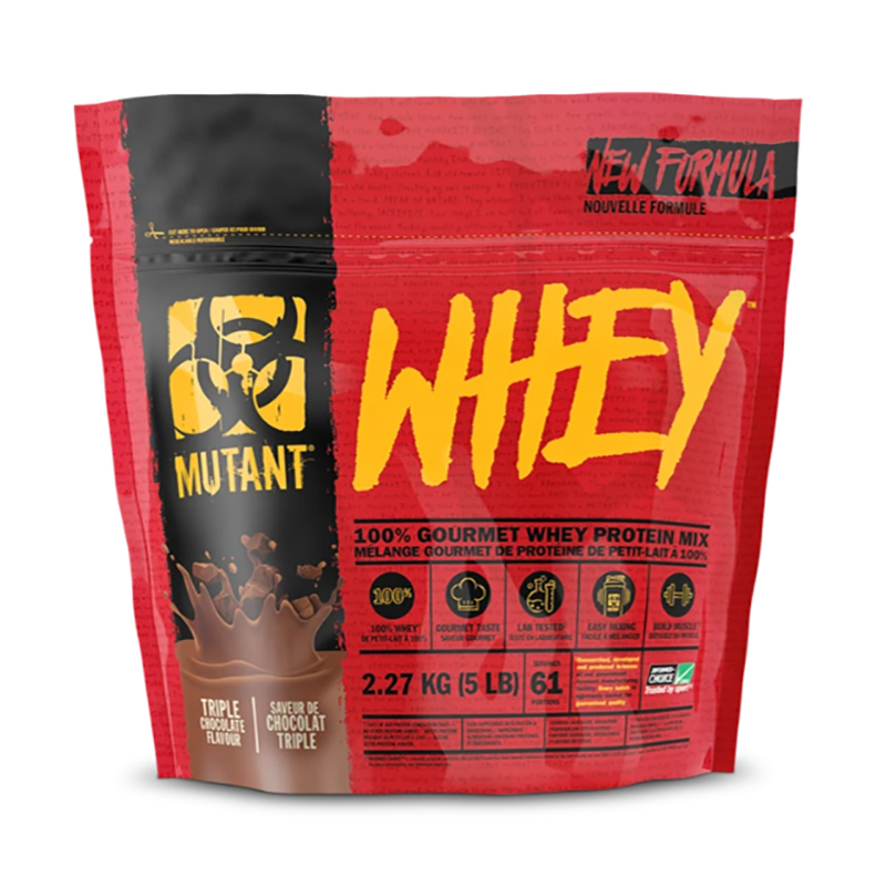 Протеин Mutant Whey 2270 гр вкус тройной шоколад