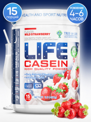 Фото Протеин Life Casein  454 гр вкус клубника