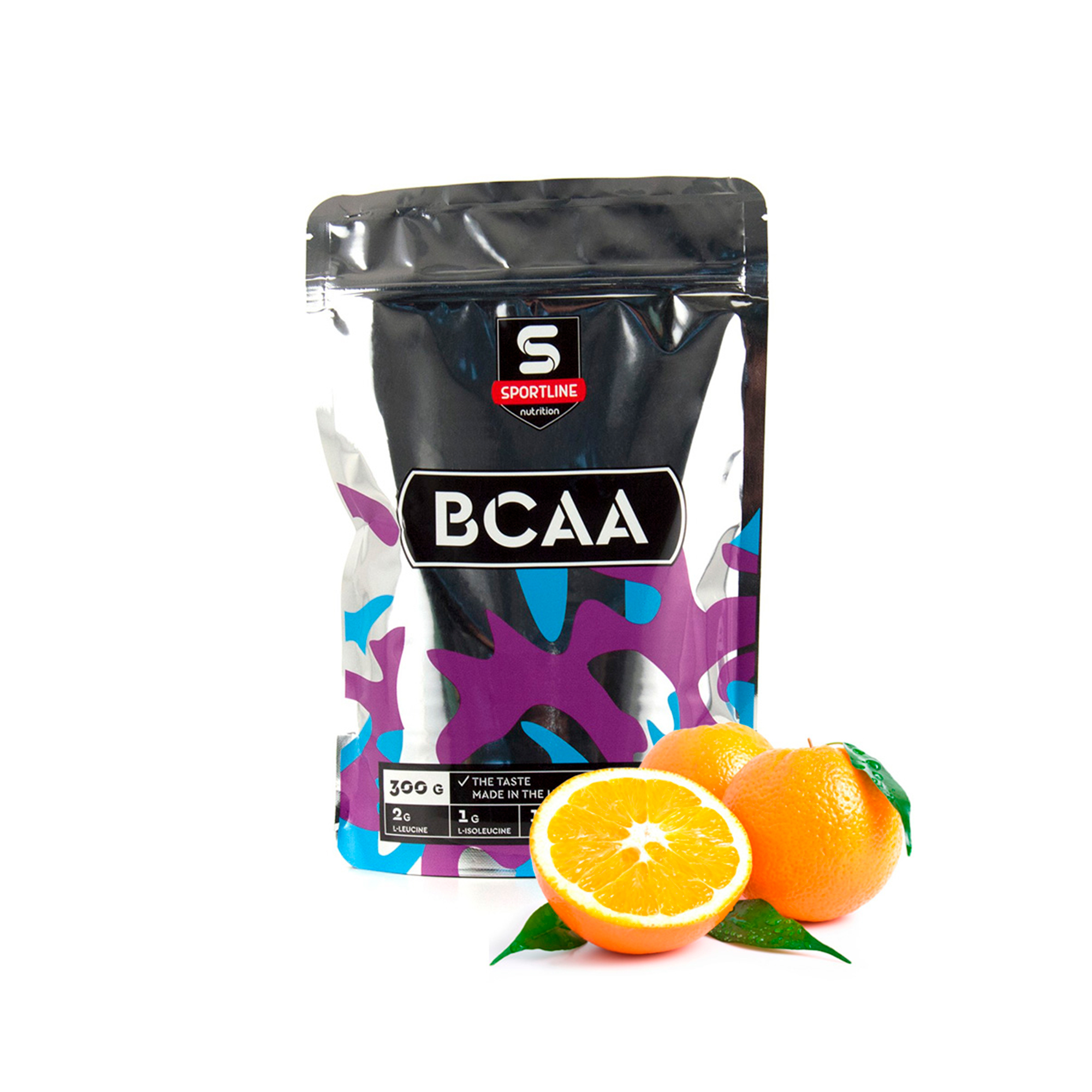SportLine BCAA 2:1:1 300 гр вкус апельсин