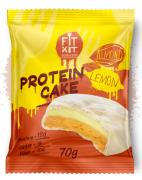 Fit Kit Protein Cake печенье с суфле 70 гр вкус  Almond-Lemon