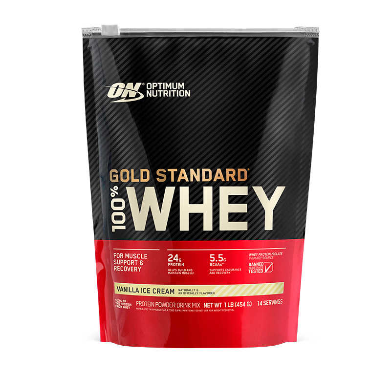 Протеин Optimum Nutrition 100% Whey Gold Standard 454 гр вкус двойной шоколад