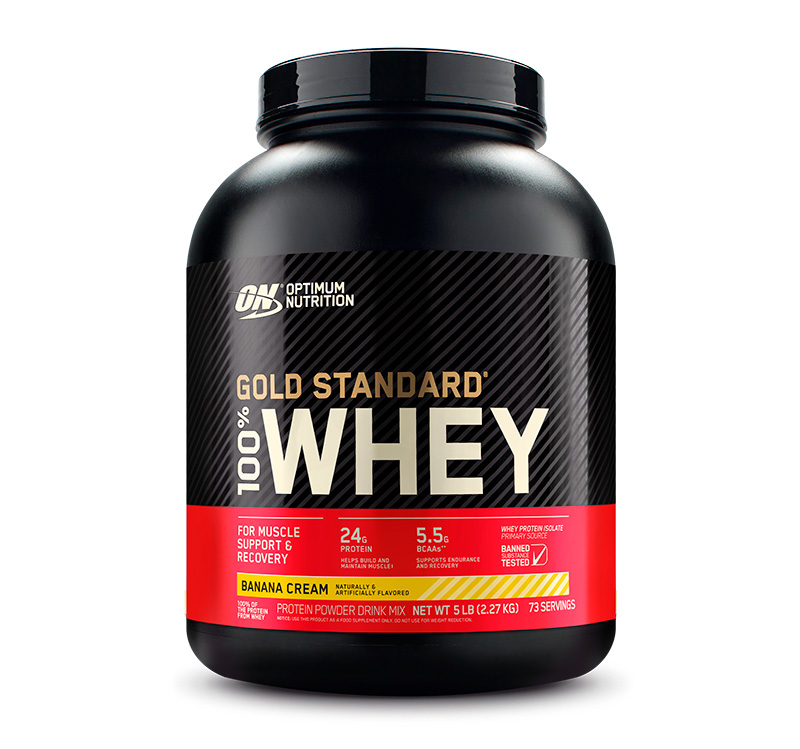 Протеин Optimum Nutrition 100% Whey Gold Standard 2270 гр вкус банан
