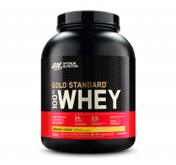 Фото Протеин Optimum Nutrition 100% Whey Gold Standard 2270 гр вкус банан