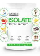 MuscleLab Isolate 100% Premium (1000 гр) вкус клубника,шоколад, пломбир, банан