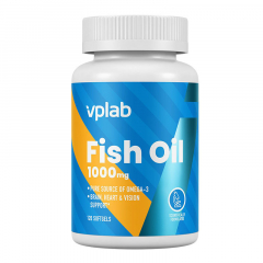 Фото Омега-жиры VPLab Fish Oil 120 капсул
