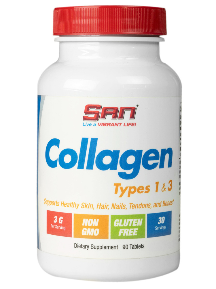SAN Collagen Types 1 & 3 Tablets NEW 90 таблеток