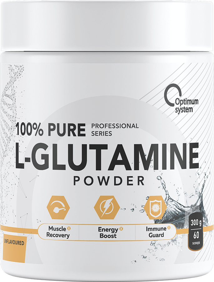 Optimum System 100% Pure Glutamine Powder 300 грамм 