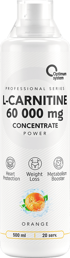 Optimum System L-Carnitine Concentrate 60 000 Power 500мл  вкус апельсин
