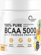 Optimum System BCAA 5000 Powder 200 грамм вкус ананас