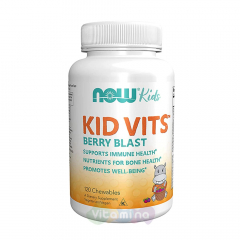Фото NOW Детские витамины ягодный взрыв (Kid Vits Berry Blast)/ 120 жев. таблеток