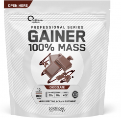 Фото Optimum System 100% MASS GAINER 1000 гр вкус шоколад