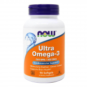 NOW Ultra Omega 3 500 EPA/250 DHA 90 капсул