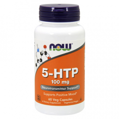Фото NOW - 5-HTP / 100 mg / 60 капсул