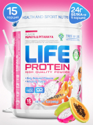 Протеин Life Protein 454 гр вкус папайя и pitahaya