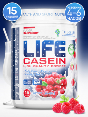 Фото Протеин Life Casein  454 гр вкус малина