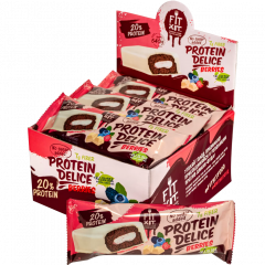 Фото Fit Kit Protein Delice 60 гр вкус лесные ягоды