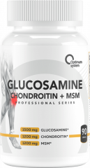 Фото Optimum System Glucosamine Chondroitin + MSM 90 таблеток