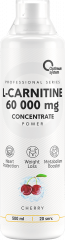 Фото Optimum System L-Carnitine Concentrate 60 000 Power 500мл  вкус вишня