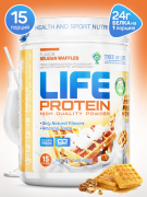 Протеин Life Protein 454 гр вкус бельгийские вафли
