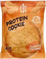 Фото Fit Kit Protein Cookie 40 гр вкус Арахис-карамель