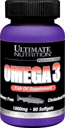 ULTIMATE NUTRITION OMEGA 3 1000 MG 90 капсул