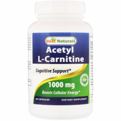 Фото  L-Carnitine - Best Naturals 60 капсул 1000 мг