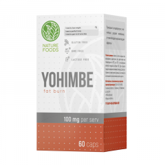 Фото Nature Foods Yohimbe extract 100mg 60 капсул