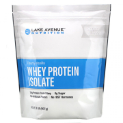 Lake Avenue Nutrition, Изолят сывороточного протеина, кремовая ваниль, 907 гр