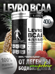 Фото Аминокислоты LEVRONE LevroBCAA 400 гр вкус манго-лимон
