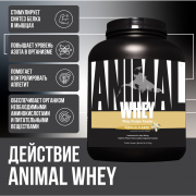 Сывороточный протеин Animal Whey 5lb (2270 гр), вкус  ваниль
