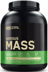 Фото Гейнер Optimum Nutrition Serious Mass 2720 гр вкус ваниль