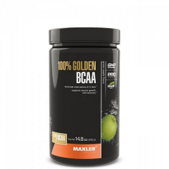 Фото MXL. 100% Golden BCAA 420 гр вкус зеленое яблоко