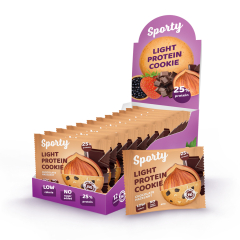 Фото Печенье Sporty Protein Light 40 гр вкус  «Шоколад-фундук»