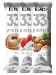 Фото Батончик ё|Батон 33% 45 гр, вкус шоколад-брауни