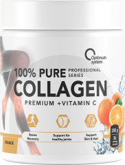 Фото 100% Pure Collagen Powder 200 грамм вкус апельсин
