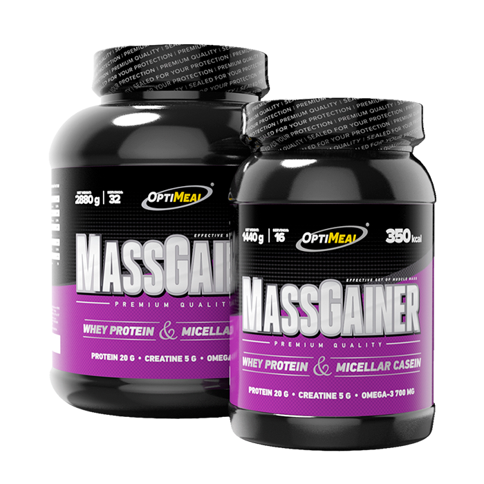 OptiMeal MASS GAINER 1440 гр вкус банан-карамель