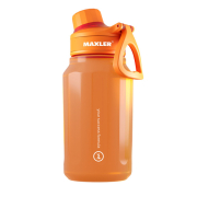 Шейкер для приготовления коктейлей МАКСЛЕР (Оранжевый) / MAXLER Water Bottle Shake&Mix (Orange) 750 мл