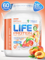 Фото Tree of Life LIFE PROTEIN 1800 гр вкус персик